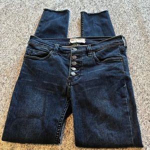 Free People High Waisted Skinny Jeans